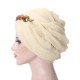 Women Lace Shawls Islamic Hijab Long Scarf Headwear Turban Cap