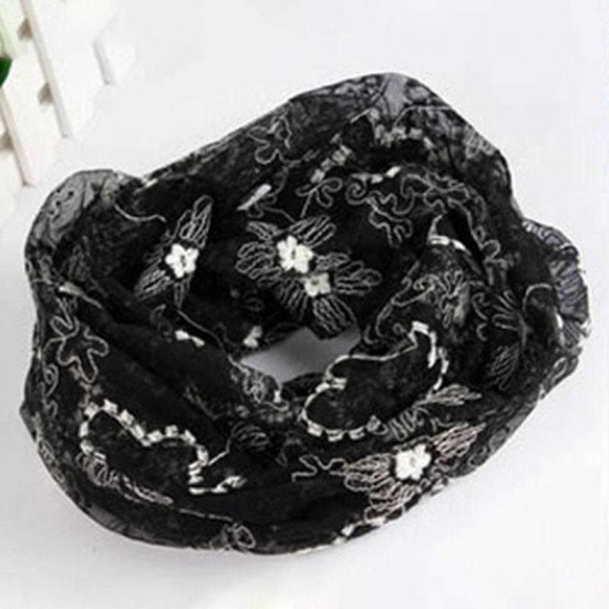 Women Lace Thin Embroidered Beanie Hat Multi-functional Mesh Chemotherapy Caps