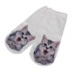 Women Ladies 3D Printed Animal Pattern Socks Cute Cat Low Cut Ankle Hosiery