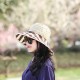 Women Ladies Bow-knot Wide Brim Beach Sun Hat Summer Outdoor Travel Anti-UV Visor Bucket Hat