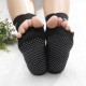 Women Ladies Five Finger Toes Yoga Socks Ballet Sports Lace Non-Slip Exposed Instep Yoga Socks