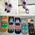 Women Ladies Girl Lovely Hot Cartoon Cat Dog Animal Stripped Cotton Lady Socks