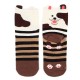 Women Ladies Girl Lovely Hot Cartoon Cat Dog Animal Stripped Cotton Lady Socks