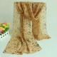 Women Ladies Musical Note Printed Chiffon Scarf Shawl Wrap