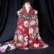 Women Ladies Peony Flower Printed Cotton Scarves Floral Tassel Warm Long Shawls