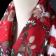 Women Ladies Peony Flower Printed Cotton Scarves Floral Tassel Warm Long Shawls