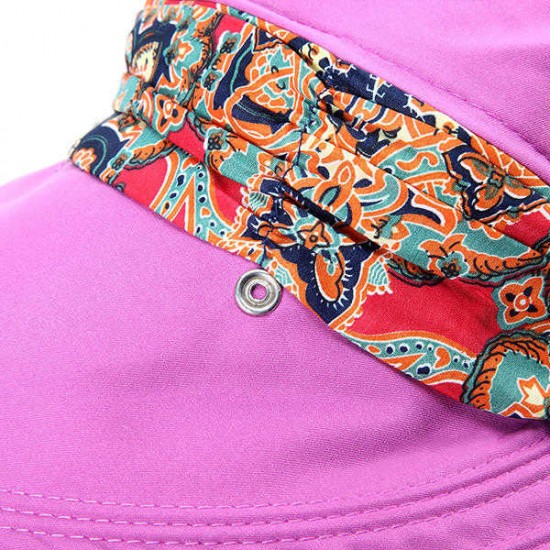 Women Ladies Polyester Sunshade Hat Face Neck Protective Fishing Outdoor Gradening Cap