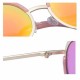 Women Ladies Retro Round Lens Uv Protection Sun Glassess Full Frame Eyewear