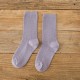 Women Ladies Solid Cotton Middle Socks Casual Soft Breathable Sock