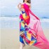 Women Ladies Summer Beach Towel Chiffon Oversized Scarf Sunscreen Towel Shawl Scarves