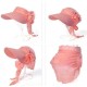 Women Ladies Summer Uv Proof Sun Hat Outdooors Gardening Beach Flower Foldable Visor Hat