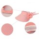 Women Ladies Summer Uv Proof Sun Hat Outdooors Gardening Beach Flower Foldable Visor Hat