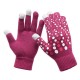 Women Ladies Winter Warm Touch Screen Cute Gloves Fabric Sport Cycling Full-finger Gloves