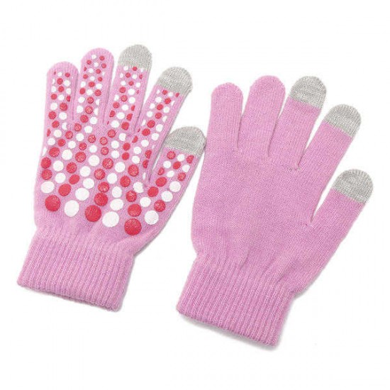 Women Ladies Winter Warm Touch Screen Cute Gloves Fabric Sport Cycling Full-finger Gloves