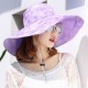 Women Lightweight Wide Birm Bucket Beach Cap Outdoor Sun Protection Fishing Hat Visor