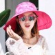 Women Lightweight Wide Birm Bucket Beach Cap Outdoor Sun Protection Fishing Hat Visor