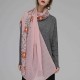 Women Linen Handcraft Embroidery Printting Scarves Fashion Summer Outdoor Flower Shawl Scarf