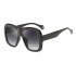 Women Man Anti-UV Sunglasses Two-color Box Sunglasses Square Box Sunglasses