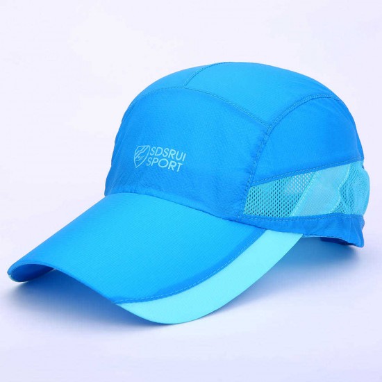 Women Men Breathable Adjustable Ultra-thin Quick-Drying Baseball Cap Outdoor Causal Sunscreen Hat