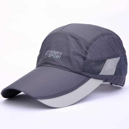 Women Men Breathable Adjustable Ultra-thin Quick-Drying Baseball Cap Outdoor Causal Sunscreen Hat