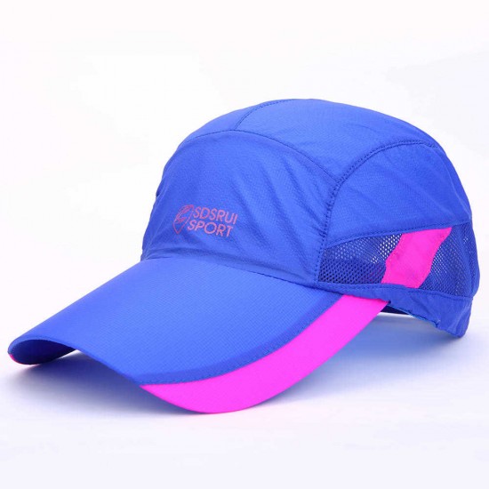 Women Men Breathable Adjustable Ultra-thin Quick-Drying Baseball Cap Outdoor Causal Sunscreen Hat