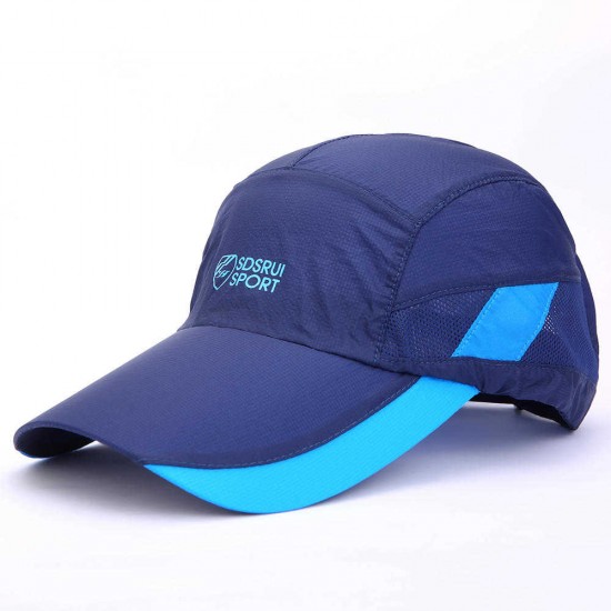 Women Men Breathable Adjustable Ultra-thin Quick-Drying Baseball Cap Outdoor Causal Sunscreen Hat