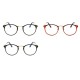 Women Men Casual Metal Frame Optical Glasses Ground Fashion Blue Light Blocking Glasses