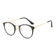 Women Men Casual Metal Frame Optical Glasses Ground Fashion Blue Light Blocking Glasses