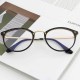 Women Men Casual Metal Frame Optical Glasses Ground Fashion Blue Light Blocking Glasses