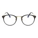 Women Men Casual Metal Frame Optical Glasses Ground Fashion Blue Light Blocking Glasses