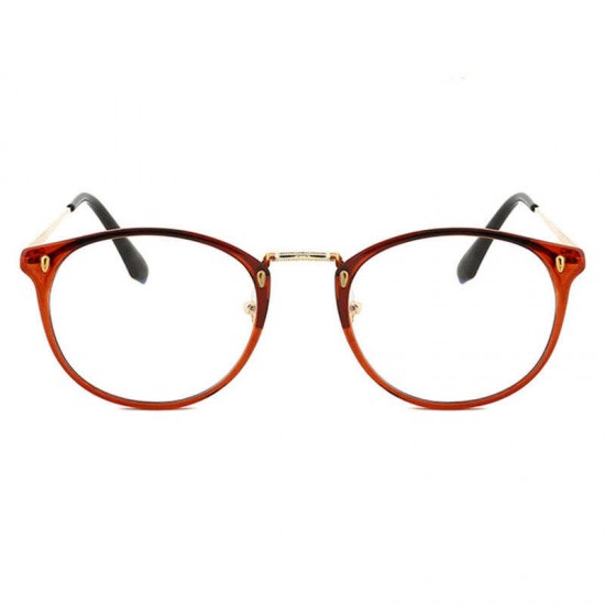 Women Men Casual Metal Frame Optical Glasses Ground Fashion Blue Light Blocking Glasses