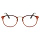 Women Men Casual Metal Frame Optical Glasses Ground Fashion Blue Light Blocking Glasses