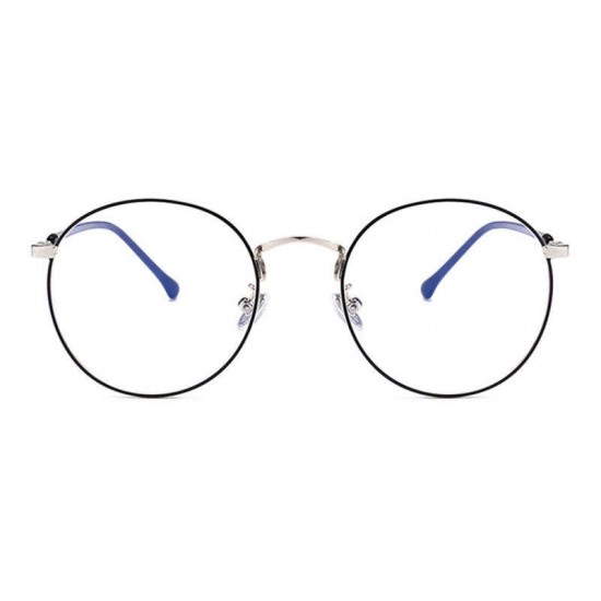 Women Men Casual Round Metal Thin-sided Myopia Frame Optical Reading Glasses