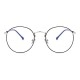 Women Men Casual Round Metal Thin-sided Myopia Frame Optical Reading Glasses