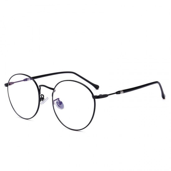 Women Men Casual Round Metal Thin-sided Myopia Frame Optical Reading Glasses