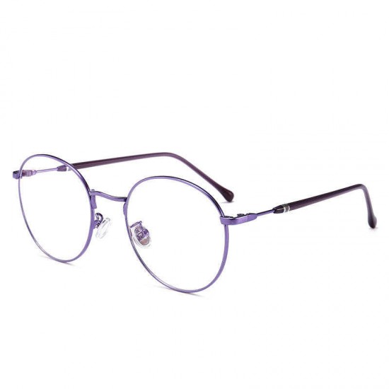 Women Men Casual Round Metal Thin-sided Myopia Frame Optical Reading Glasses