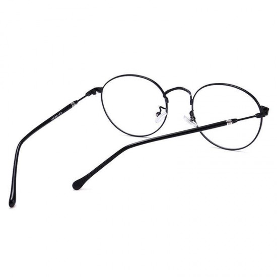 Women Men Casual Round Metal Thin-sided Myopia Frame Optical Reading Glasses