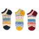 Women Men Ethnic Style Cotton Ankle Socks Casual Elastic Breathable Socks