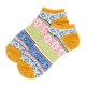 Women Men Ethnic Style Cotton Ankle Socks Casual Elastic Breathable Socks