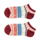 Women Men Ethnic Style Cotton Ankle Socks Casual Elastic Breathable Socks