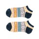 Women Men Ethnic Style Cotton Ankle Socks Casual Elastic Breathable Socks