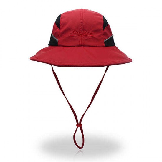 Women Men Foldable Couple Summer Fisherman Hats Outdoor  Wide Brim Sunscreen Bucket Hat