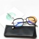 Women Men Metal Ultra-light Anti-radiation Reading Glasses HD Casual Glasses