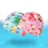 Women Men Plus Size Folding Nylon Print Flexible Swimming Cap Protection Long Hair Cloth Bathing Cap