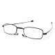 Women Men Portable Light Folding Circle Lens Reading Glasses Flexible Telescopic Presbyopic Glasses