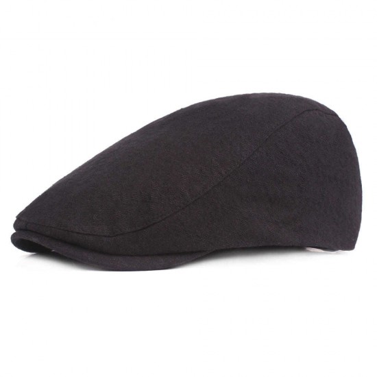 Women Men Summer Cotton Causal Beret Hat Adjustable Sunscreen Visor Forward Hat