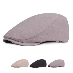 Women Men Summer Cotton Causal Beret Hat Adjustable Sunscreen Visor Forward Hat