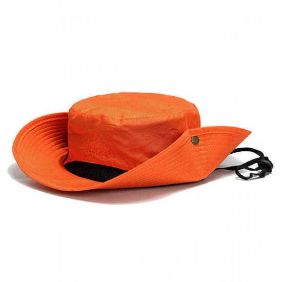 Women Men Summer Wide Brim Sunshade Fisherman Hat Foldable Outdoor Breathable Fisherman Cap