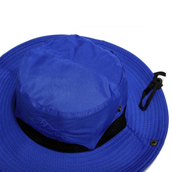 Women Men Summer Wide Brim Sunshade Fisherman Hat Foldable Outdoor Breathable Fisherman Cap