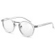 Women Mens Clear Lens Glasses Vintage Round Frame Matal Retro Plain Reading Glasses